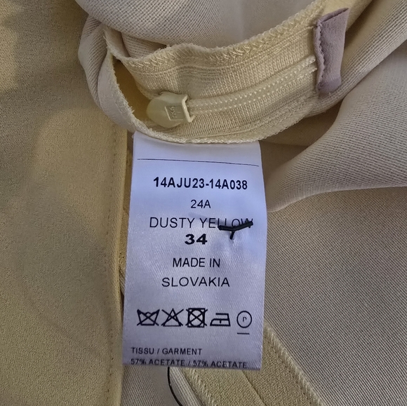 CHLOÉ Yellow Mini Skirt Size FR 34 US 2 - Picture 5 of 6